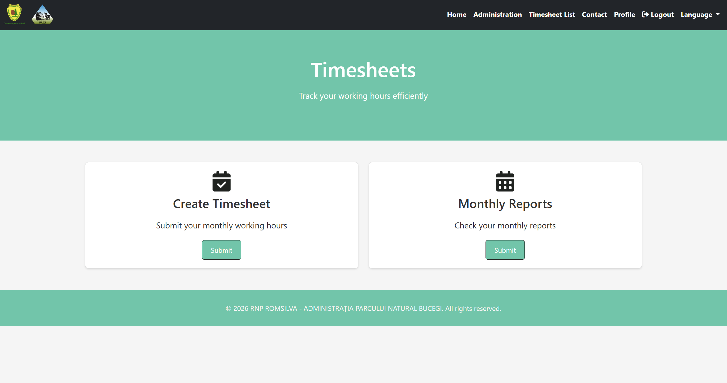 Timesheets and Reporting Webapp